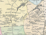 1868 Map of Pencader New Castle County Delaware
