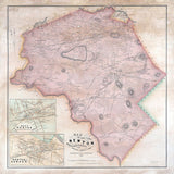 1855 Map of Newton Middlesex County Massachusetts