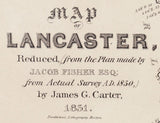 1831 Map of Lancaster Massachusetts