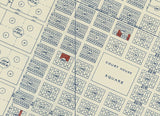 1897 Map of the City of Merced Merced County California