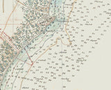 1871 Map of Sturgeon Bay and Lake Michigan Ship Canal