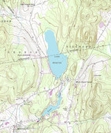 1987 Map of Lake Iroquois Vermont