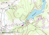 1987 Map of Lake Iroquois Vermont