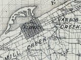 1886 Map of Erie County Pennsylvania