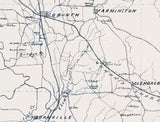 1890s Map of Tishomingo County Mississippi