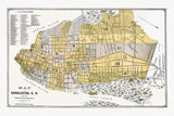 1891 Town Map of Charleston South Carolina