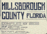 1912 Map of Hillsborough County Florida