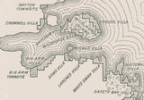 1915 Map of Flathead Lake Montana