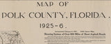 1925 Map of Polk County Florida