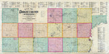 1893 Farm Line Map of Sibley County Minnesota