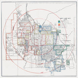 1930s Map of Salt Lake City Utah