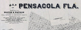 1906 Map of Pensacola Florida