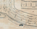 1800s Map of Brownsville Houston County Minnesota