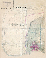 1800s Map of Fernandina Amelia Island Florida North Point