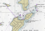 1980 Nautical Map of Islands In Lake Erie