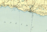 1895 Map of Oneida Lake New York