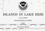 1980 Nautical Map of Kelleys Island Lake Erie