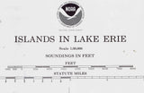 1980 Nautical Map of South Bass Island Lake Erie