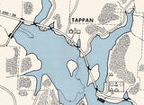 1961 Map of Tappan Lake Harrison County Ohio