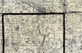 1880 Farm Line Map of Stearns County Minnesota