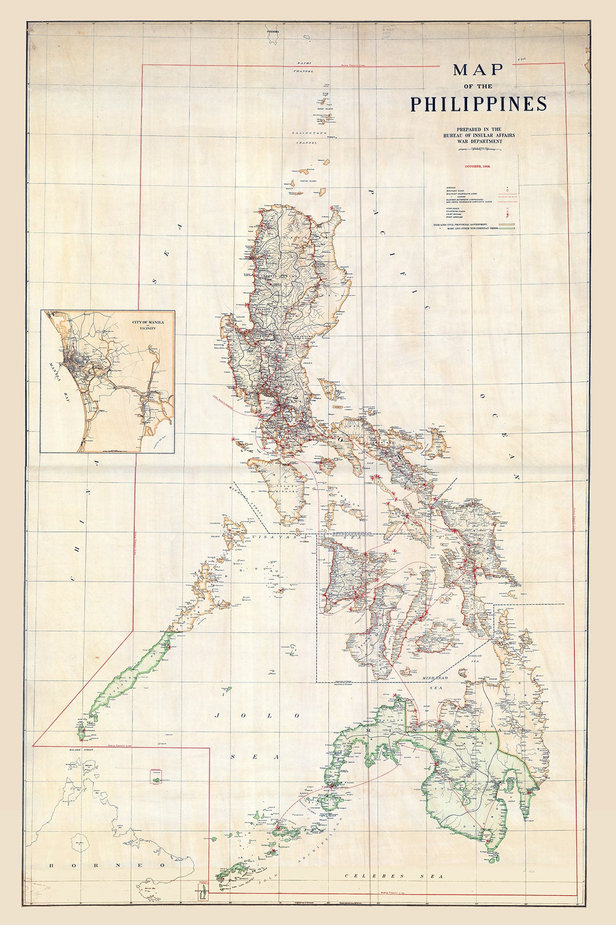 1902 Map of The Philippines