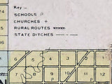 1907 Map of Polk County Minnesota