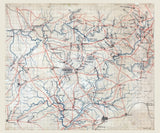 1860s Map of Cobb County Georgia Atlanta