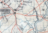 1860s Map of Cobb County Georgia Atlanta
