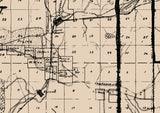 1890 Map of Thurston County Washington