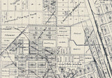 1908 Map of North Yakima Washington