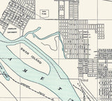 1909 Map of Portland Oregon