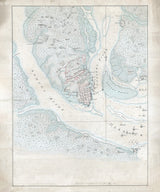 1780 Map of Charleston South Carolina