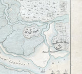 1780 Map of Charleston South Carolina