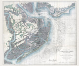 1858 Nautical Map of Charleston Harbor South Carolina