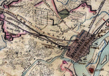 1864 Map of Savannah Georgia