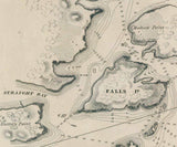 1836 Nautical Map of Cobscook Bay Maine