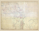 1877 Map of Lake Tahoe California Nevada and Vicinity