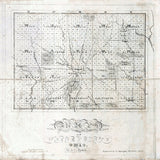 1825 Map of Wayne County Ohio