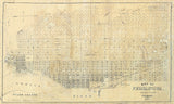 1857 Map of Fernandina Amelia Island Florida