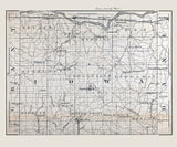 1880 Map of Iowa County Wisconsin