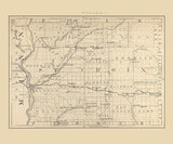1880 Map of Saint Croix County Wisconsin