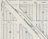 1898 Town Map of Braman Kay County Oklahoma
