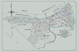 1950 Map of Brownsville Fayette County Pennsylvania