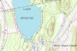 1987 Map of Lake Iroquois Vermont