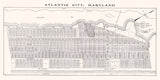 1916 Map of Atlantic City Maryland