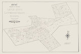 1889 Map of Lead City Lawrence County Dakota Territory