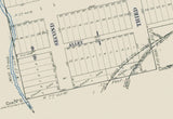 1889 Town Map of Mullan Shoshone County Idaho
