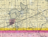 1893 Farm Line Map of Sibley County Minnesota