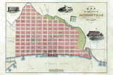 1859 Map of Jacksonville Florida