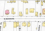 1896 Town Map of Punxsutawney Jefferson County Pennsylvania